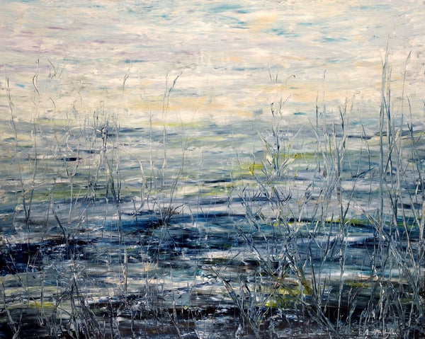 "Wind Through The Grass" 48" x 60" Painting H. MacNaughtan