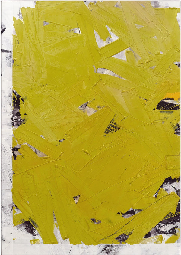 Yellow-Green #10, 68" x 48" Painting Ivo Stoyanov